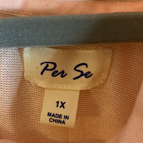 Per Se Blush colored Top NWT - Picture 4 of 5